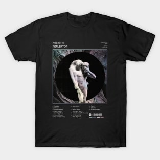 Arcade Fire - Reflektor Tracklist Album T-Shirt